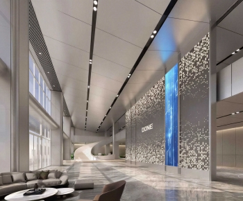 Modern Office Reception Desk-ID:309761053