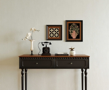 French Style Entrance Cabinet-ID:527364027