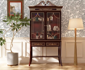 European Style Wine Cabinet-ID:484508047