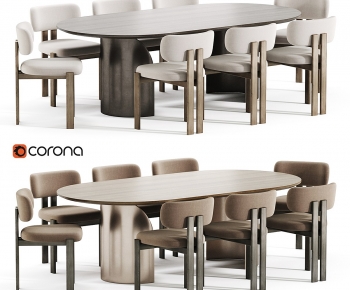 Modern Dining Table And Chairs-ID:163505081
