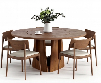 Modern Dining Table And Chairs-ID:487392905