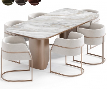 Modern Dining Table And Chairs-ID:854645971