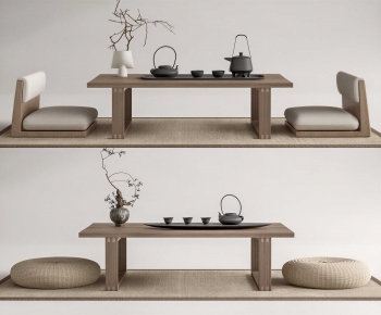 Japanese Style Tea Tables And Chairs-ID:255196092