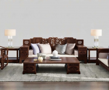 New Chinese Style Sofa Combination-ID:422014001