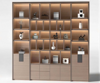 New Chinese Style Decorative Cabinet-ID:338414911