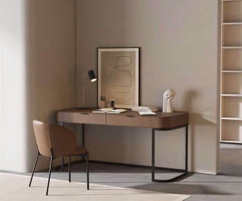 Modern Computer Desk And Chair-ID:106730544