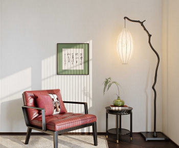 New Chinese Style Lounge Chair-ID:852132088