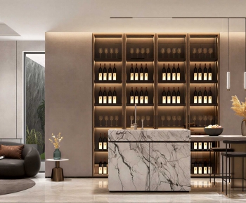 Modern Wine Cellar/Wine Tasting Room-ID:878185031