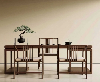 New Chinese Style Tea Tables And Chairs-ID:224457032