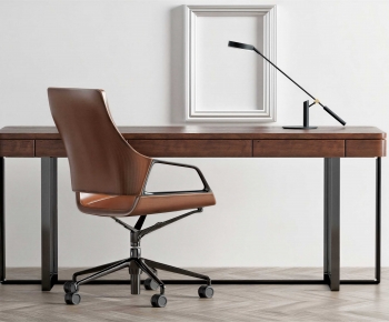 Modern Computer Desk And Chair-ID:163120032