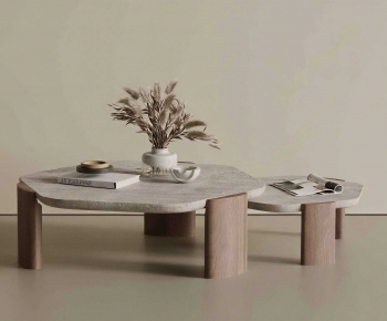 Wabi-sabi Style Coffee Table-ID:730149032