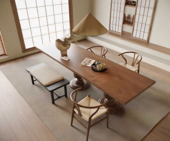 Modern Dining Table And Chairs-ID:344940901