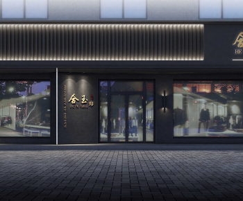 New Chinese Style Facade Element-ID:765799059