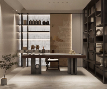 New Chinese Style Tea House-ID:951440348