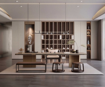 New Chinese Style Tea House-ID:566179041