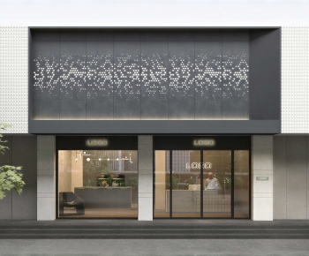 Modern Facade Element-ID:750149017