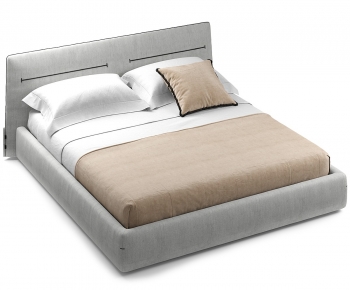 Modern Double Bed-ID:976619015