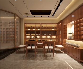 New Chinese Style Teahouse Tea House-ID:529972087