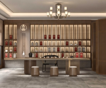 New Chinese Style Tea House-ID:570220933