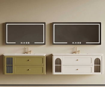 French Style Bathroom Cabinet-ID:718779096