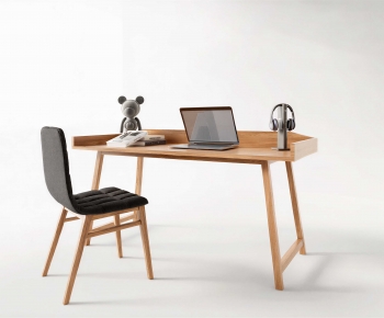 Modern Computer Desk And Chair-ID:492690096
