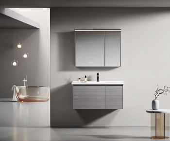 Modern Bathroom Cabinet-ID:483050334
