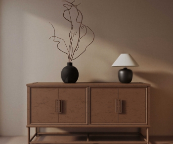 Wabi-sabi Style Entrance Cabinet-ID:820205931