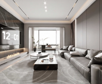 Modern A Living Room-ID:242158893