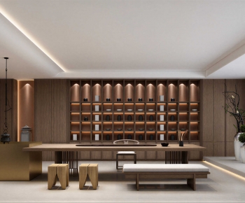 New Chinese Style Tea House-ID:876429088