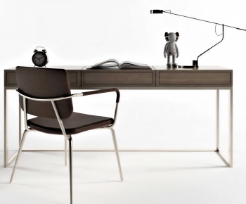 New Chinese Style Computer Desk And Chair-ID:977724085