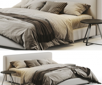 Modern Double Bed-ID:608866939