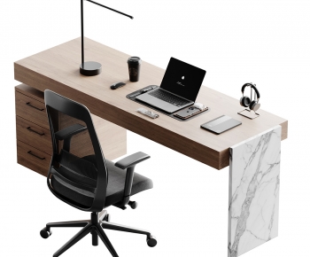 Modern Office Desk And Chair-ID:755131018