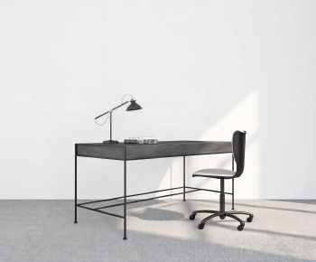 Modern Computer Desk And Chair-ID:137837899