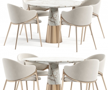 Modern Dining Table And Chairs-ID:802947048