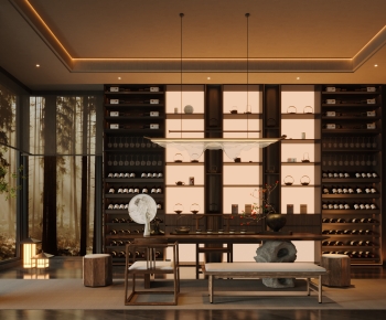 New Chinese Style Tea House-ID:943273075