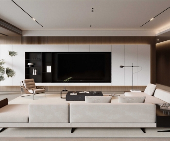 Modern A Living Room-ID:695274113
