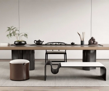 New Chinese Style Tea Tables And Chairs-ID:252249243