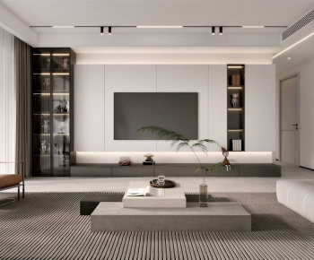 Modern A Living Room-ID:435870895