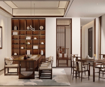 New Chinese Style Tea House-ID:393034935