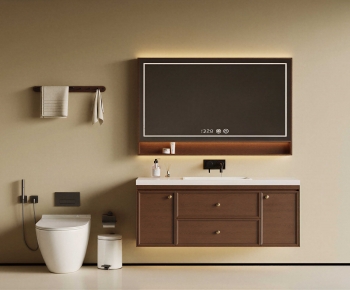 Modern Bathroom Cabinet-ID:145459897