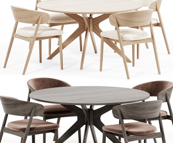 Modern Dining Table And Chairs-ID:760241991
