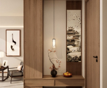 New Chinese Style Hallway-ID:697175034