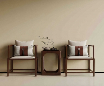 New Chinese Style Lounge Chair-ID:573571922