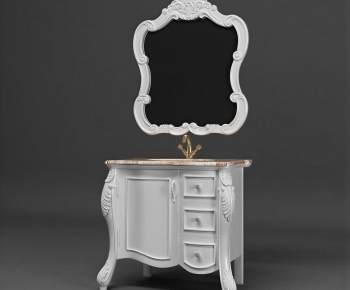 European Style Bathroom Cabinet-ID:198149921