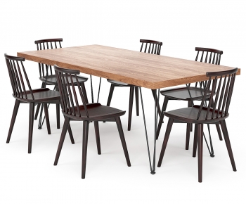 Modern Dining Table And Chairs-ID:987890967