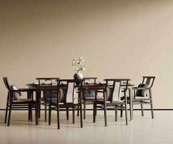 New Chinese Style Dining Table And Chairs-ID:978167063