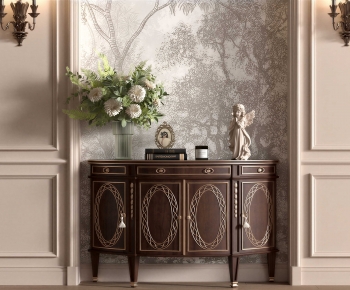 American Style Entrance Cabinet-ID:712790011