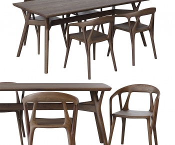 Modern Dining Table And Chairs-ID:822865969