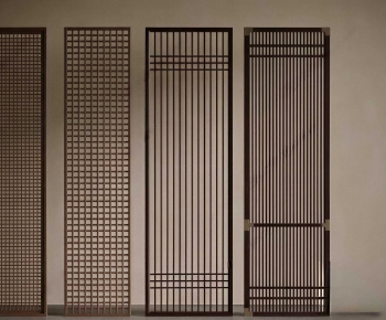 New Chinese Style Wooden Screen Partition-ID:293982984