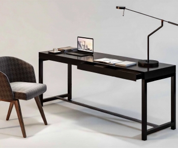 Modern Computer Desk And Chair-ID:743863113